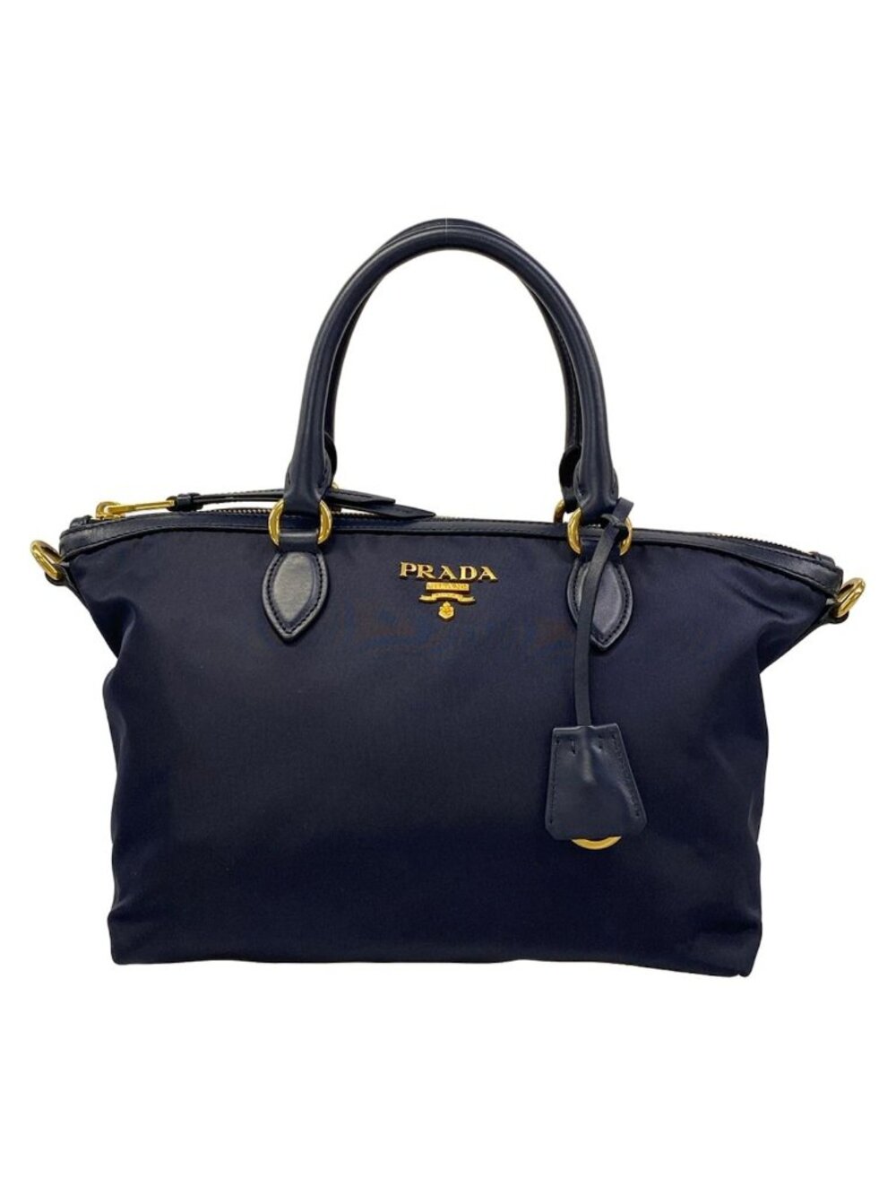 Prada Handbag Dark Navy Leather